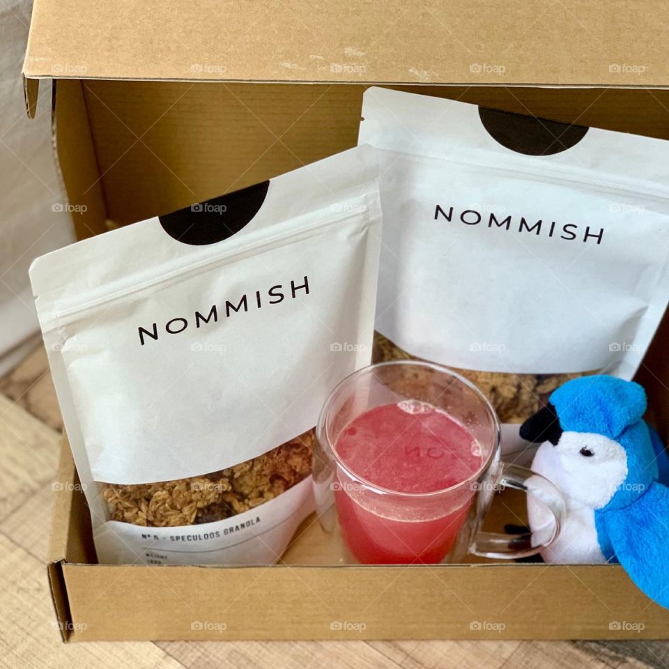 Healthy and delicious granolas with dried fruits, nuts and oats 