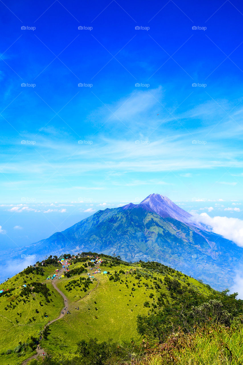 Mount Merbabu is located in Central Java, Indonesia