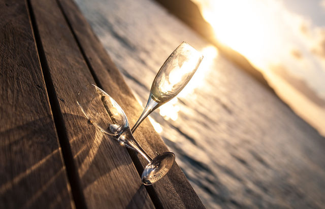 Champagne glasses