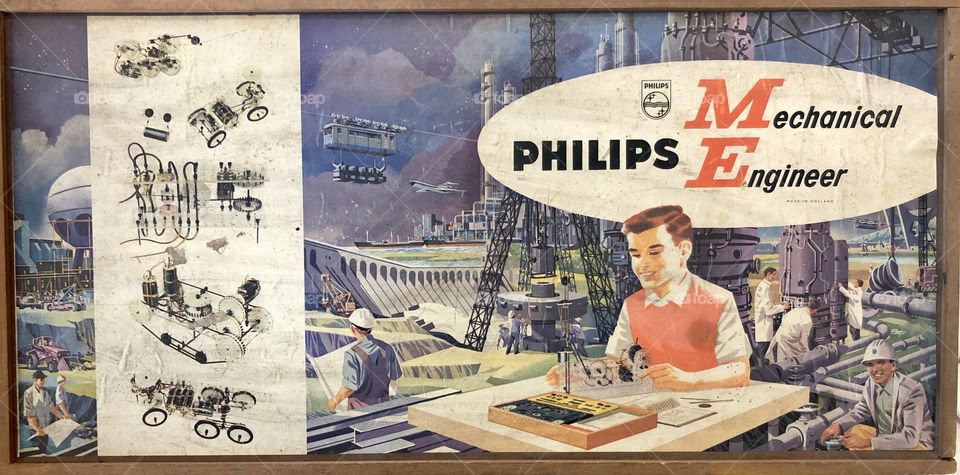 Reclame Philips chilldren  spel game educatie learning mechanica engineer childhood memories 