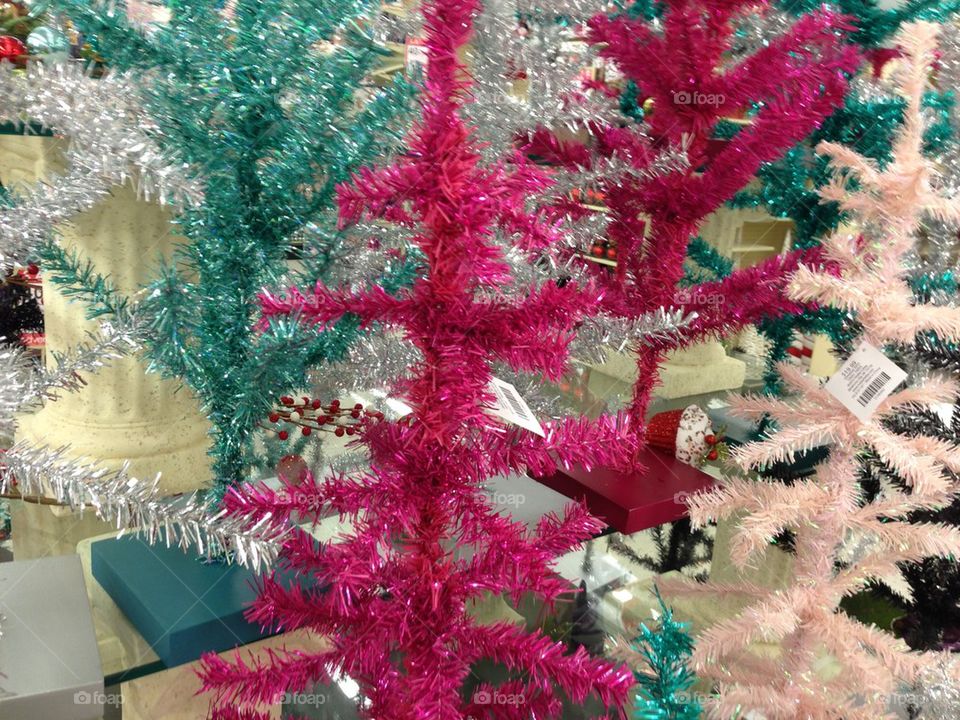 Tinsel trees