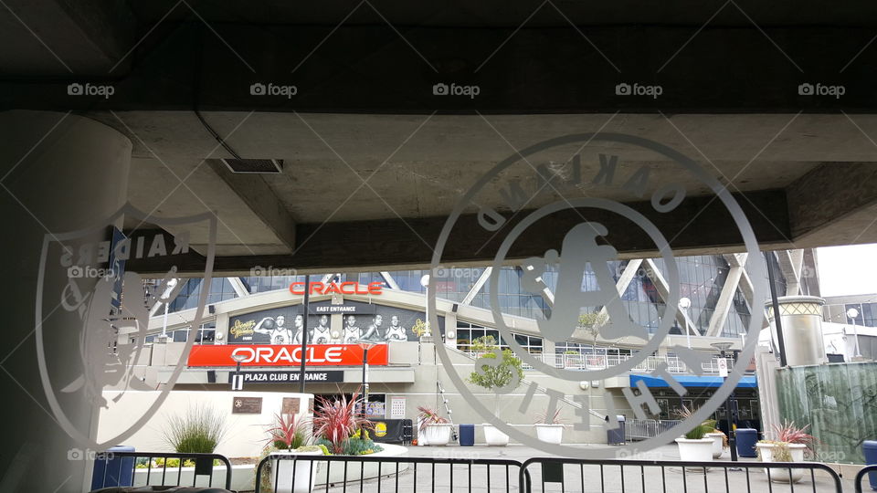 Oracle Arena and Coliseum at Oakland Coliseum Complex