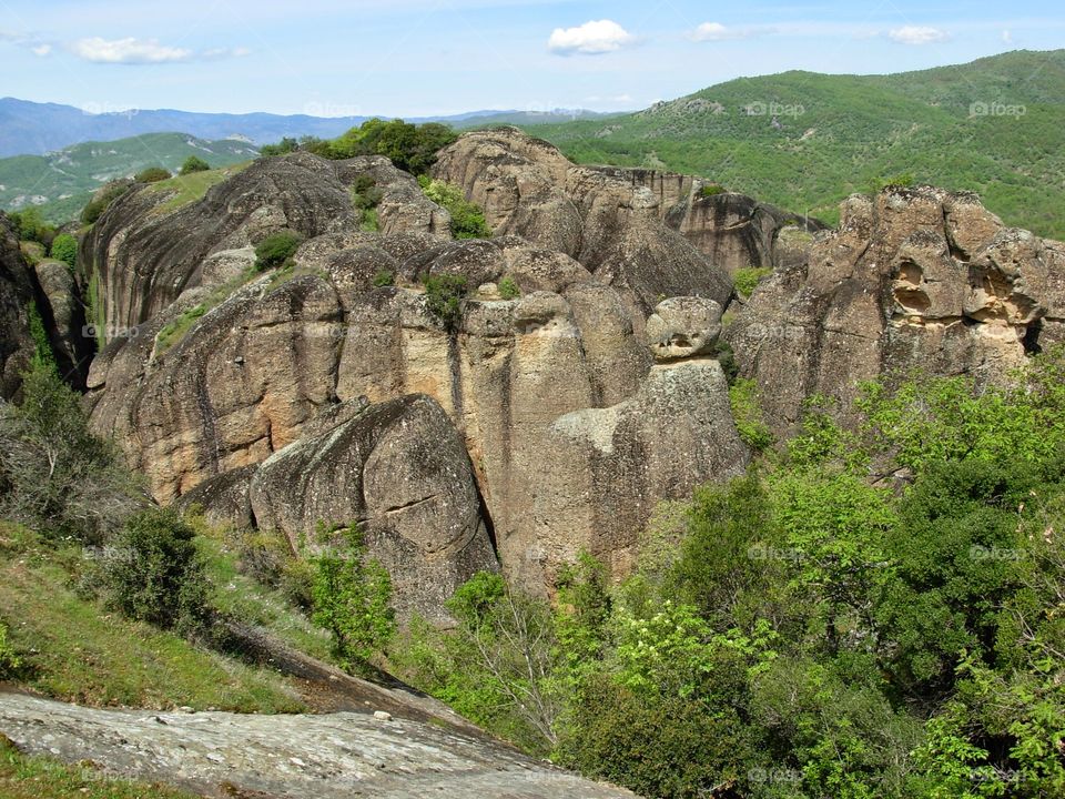 Meteora Mountain at Greece