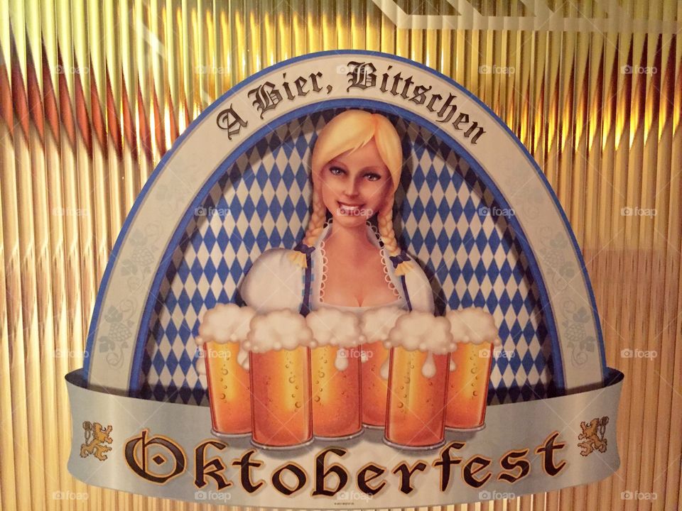 Sign. Oktoberfest image