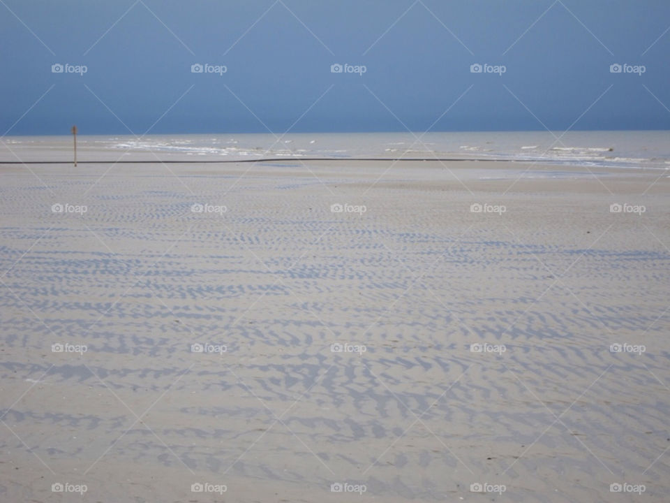 beach sky sand germany by jorlores
