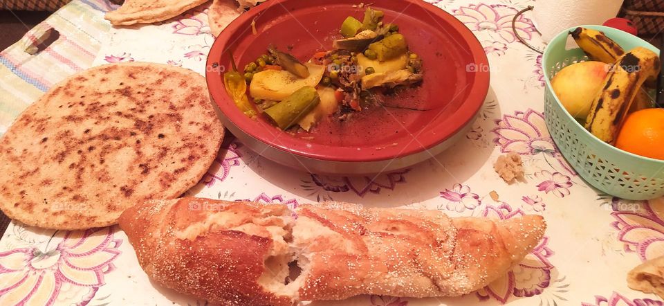 long and round bread