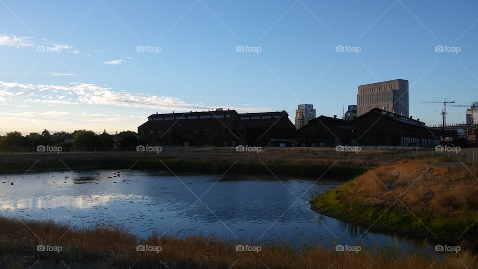 abandoned train yard