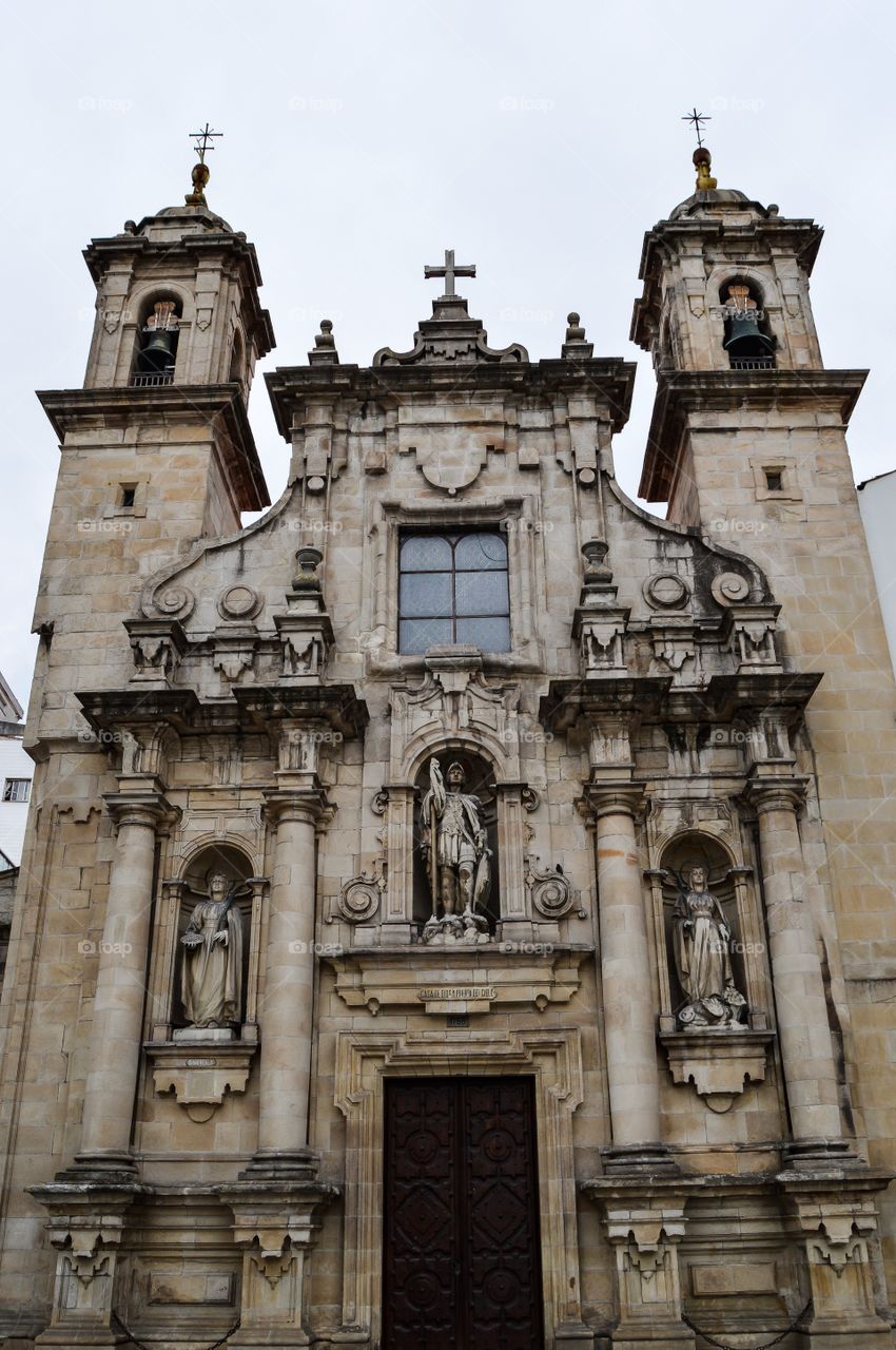 Iglesia de San Jorge. Detalle Fachada, Iglesia de San Jorge (A Coruña - Spain)