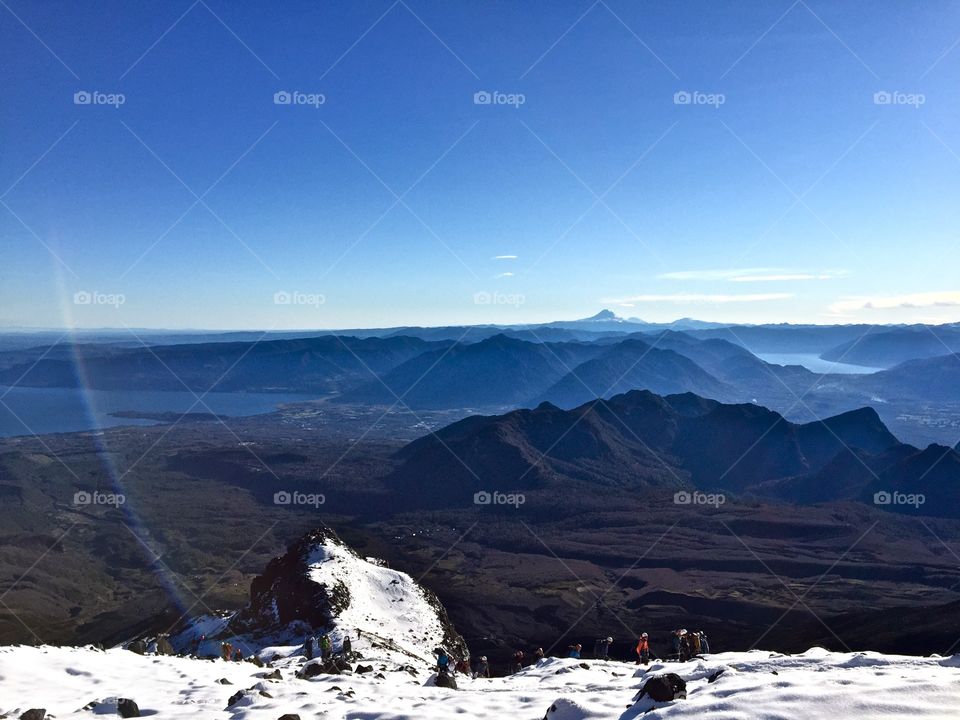 Climbing Volcán Villarrica in southern Chile 