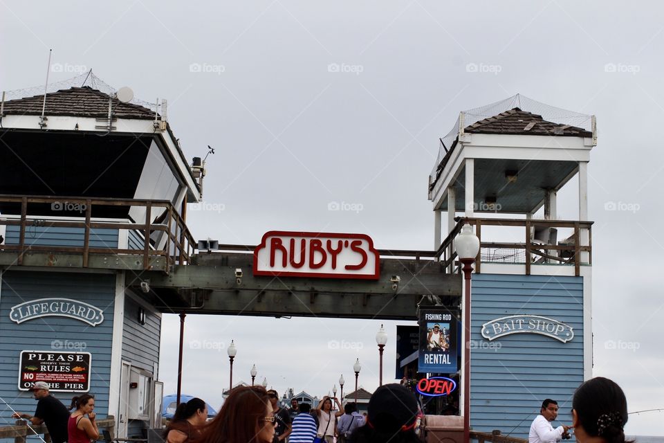 Ruby’s Cafe on the Oceanside Pier