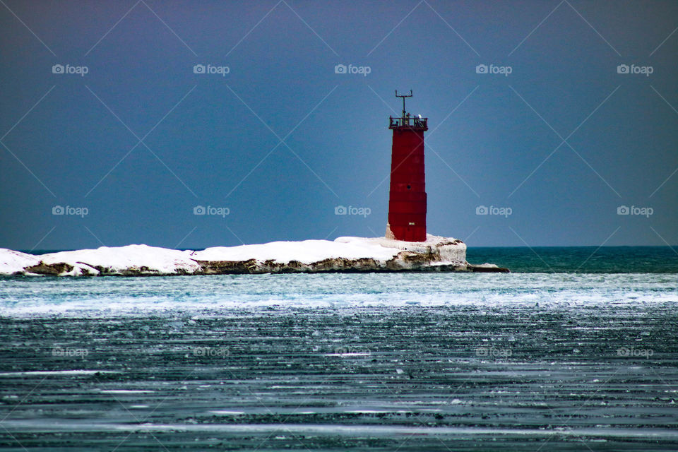 Winter Lighthouse