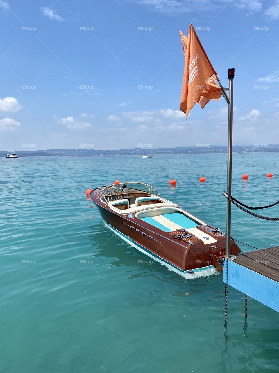 Riva boat in Italy