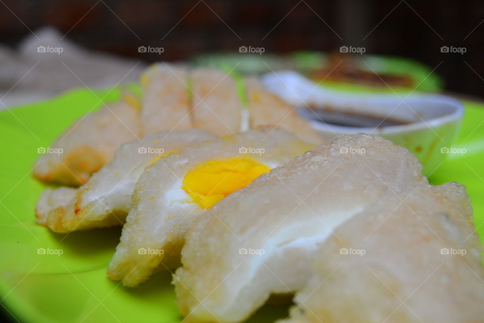 pempek kapal selam palembang, indonesian food