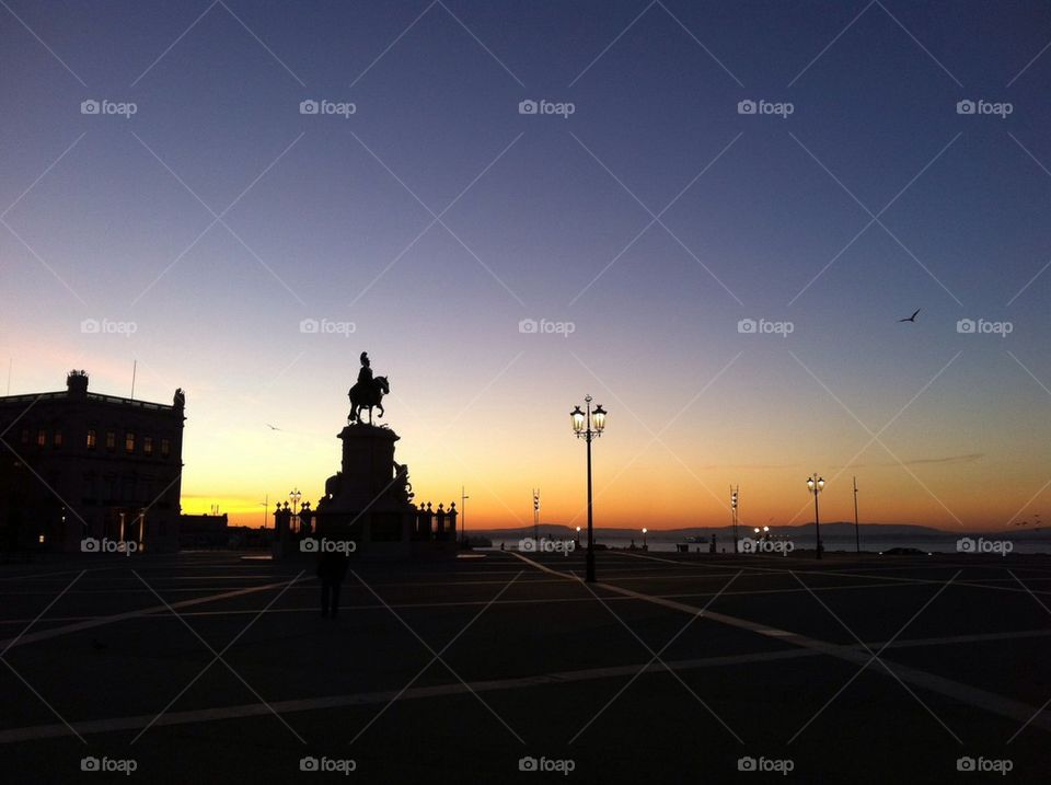 Sunrise in Lissabon