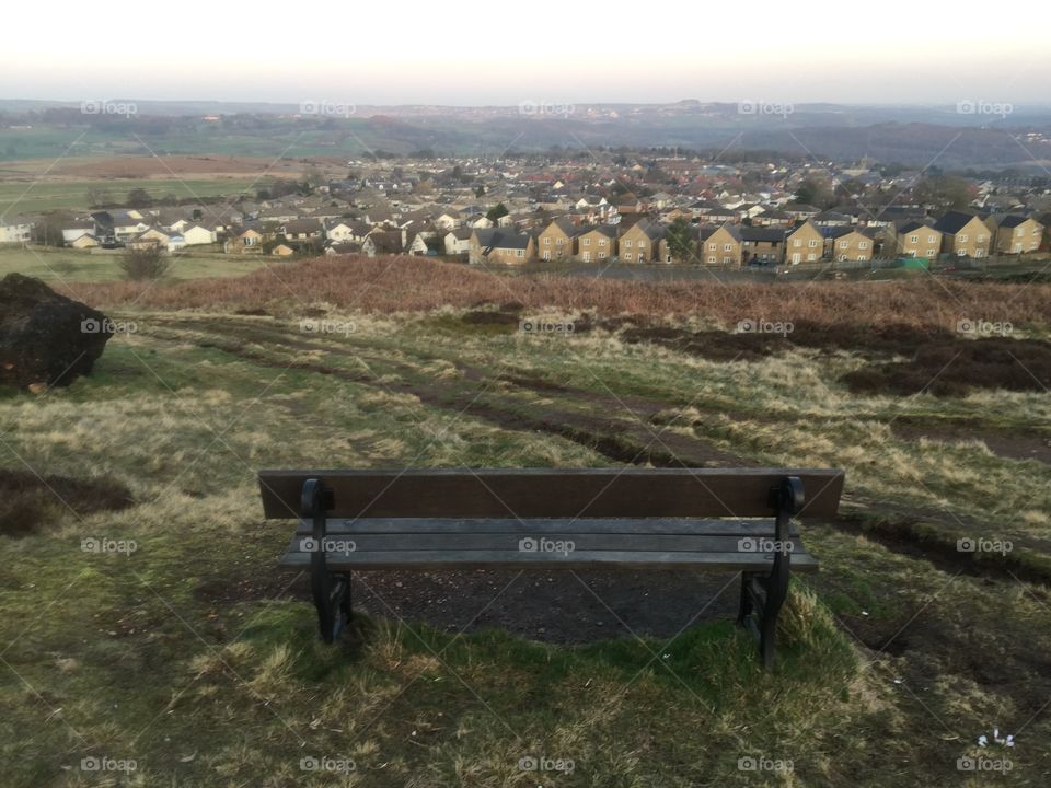 View from the Moors, England 