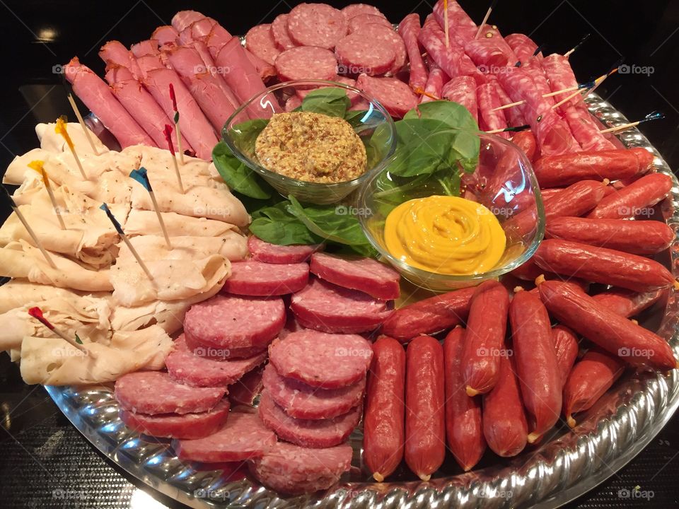 Cold cuts platter 