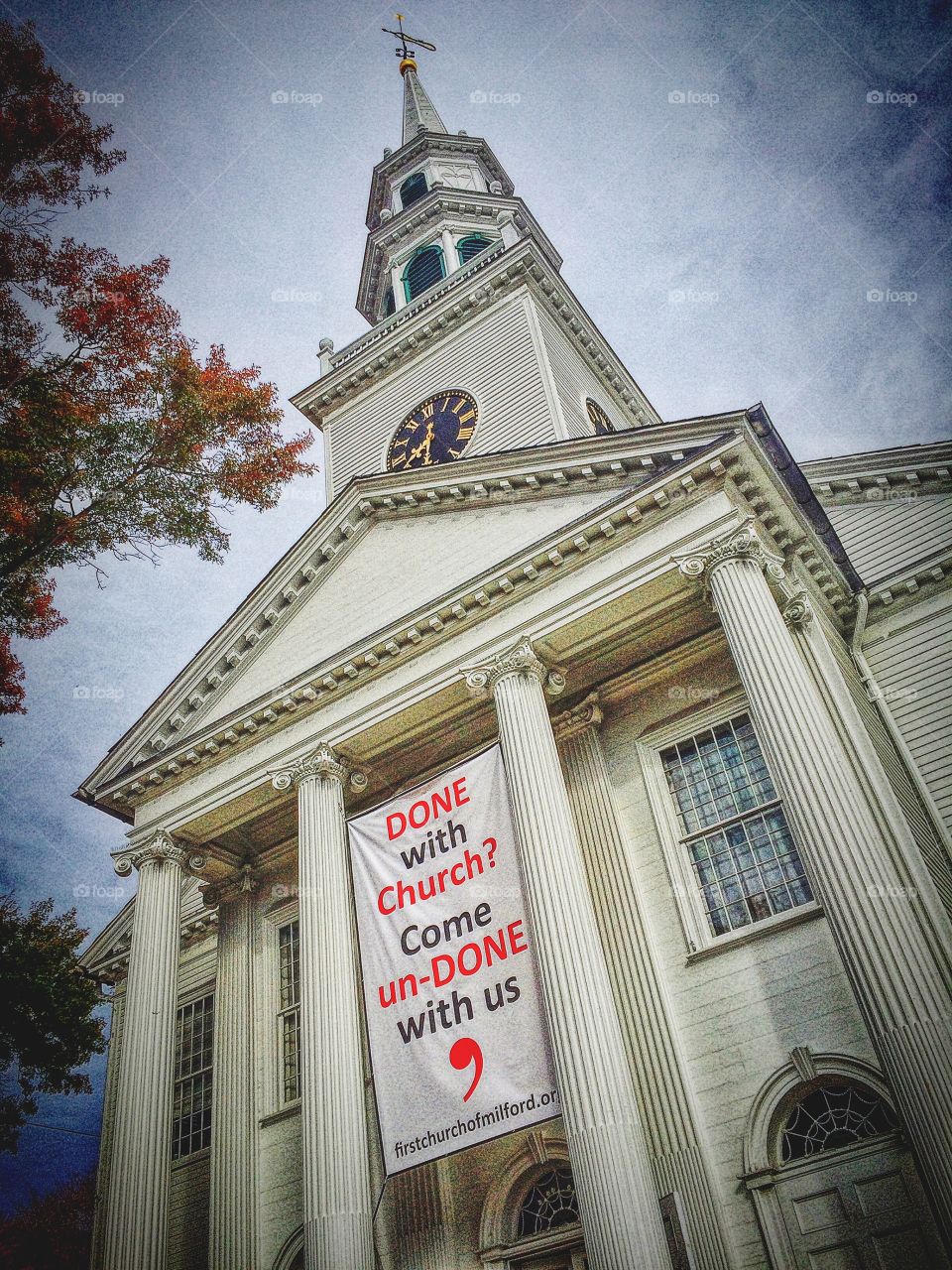 Milford, CT. Overcast Autumn 