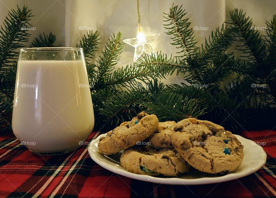 For Santa🍪🥛 Christmas time 🎄🥛🍪