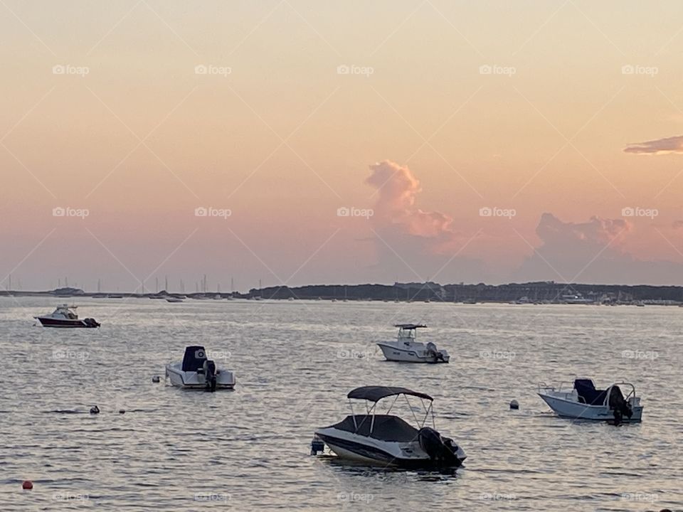 Sunset, Lewis Bay, August 2021
