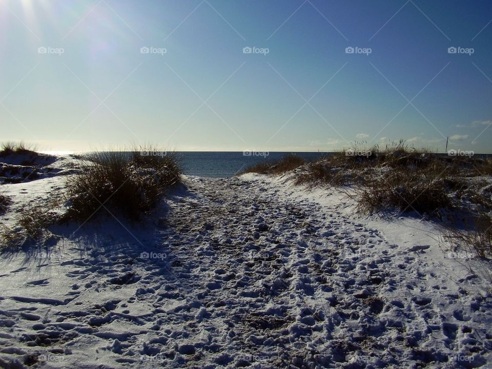 Winter at the beach