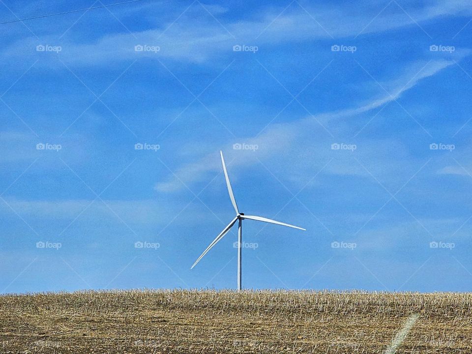 Wind power on the open Alberta prairies