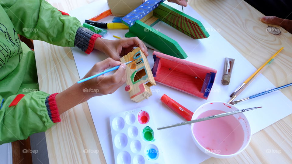 Quality indoor time, arts and craft