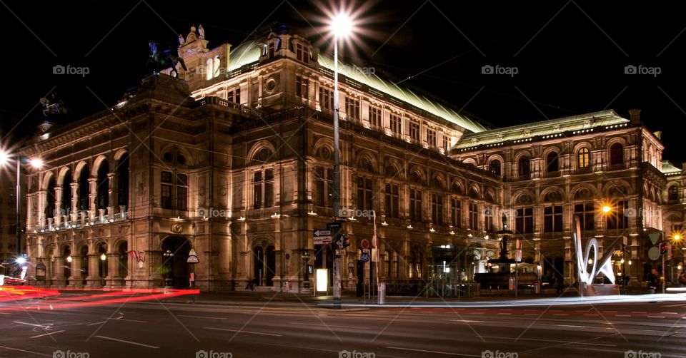 State Opera building in Vienna