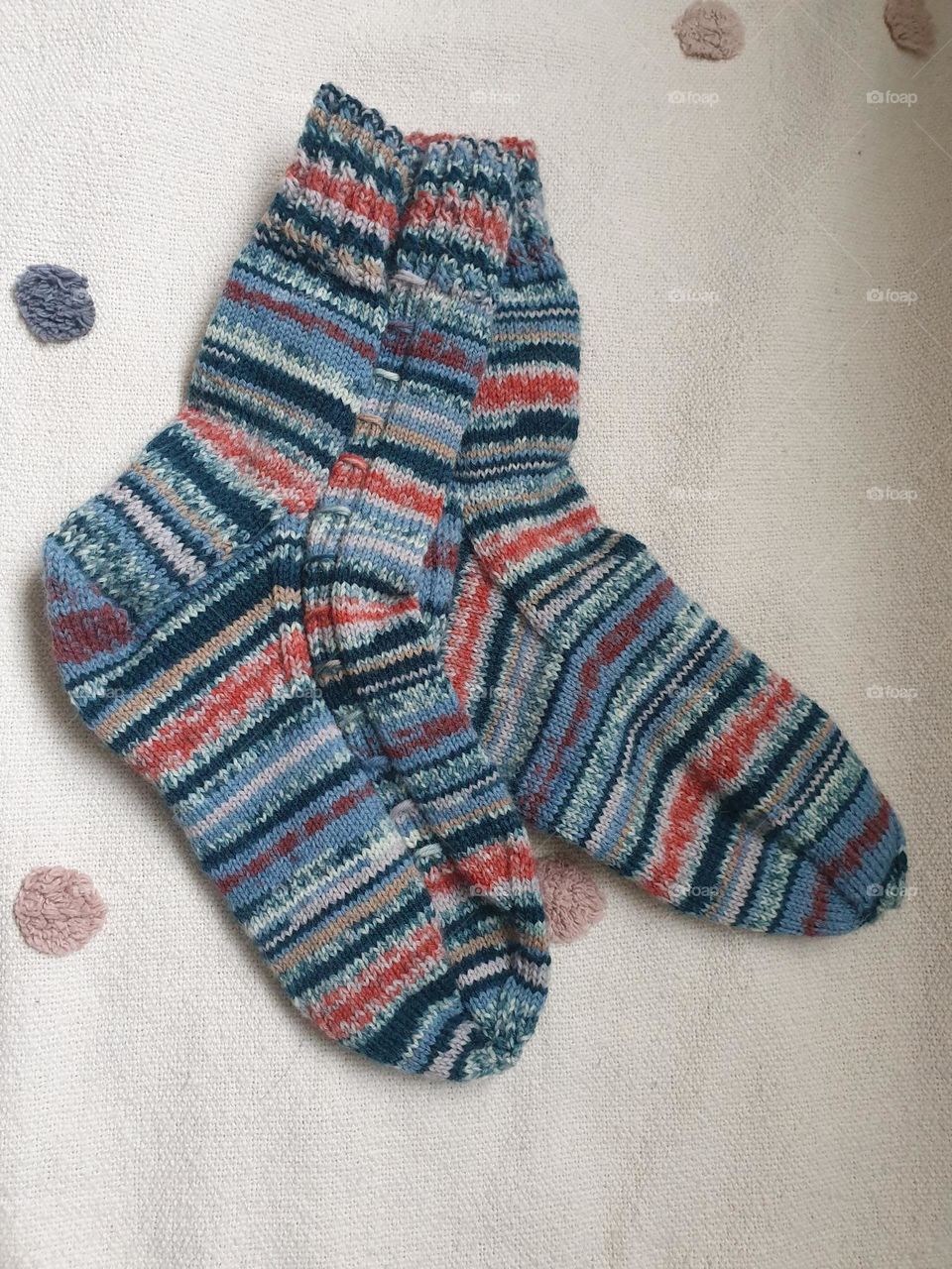 hand knitted socks