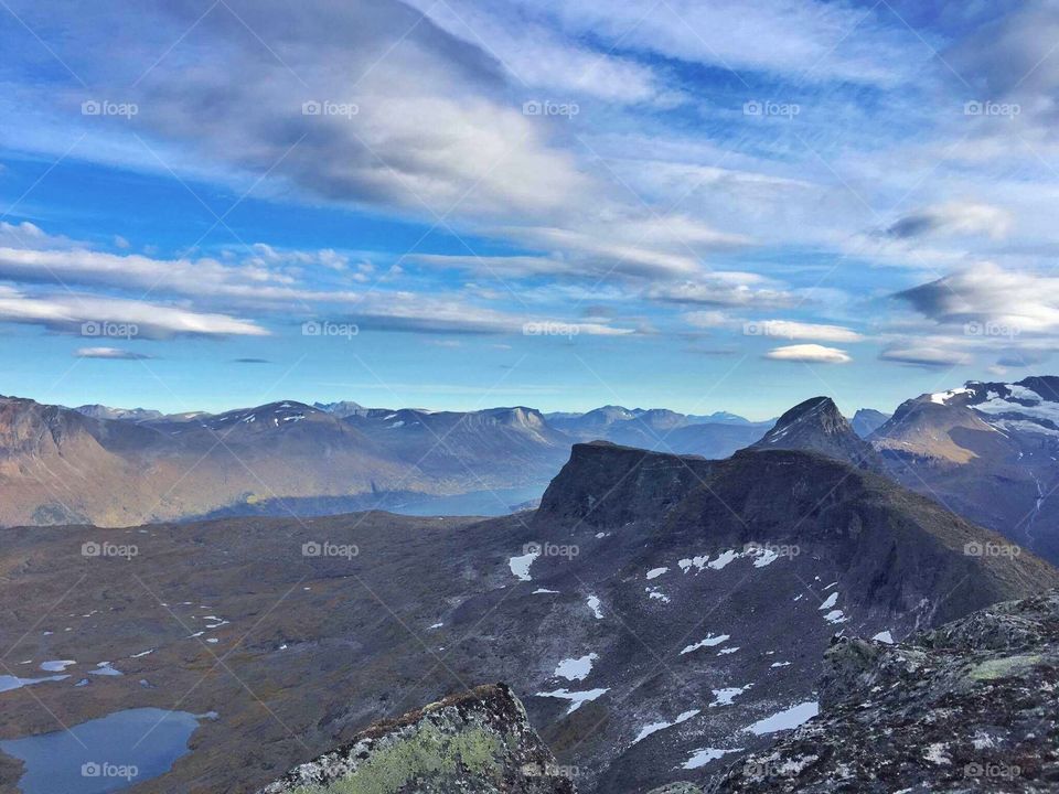 The mountain in the Narvikarea