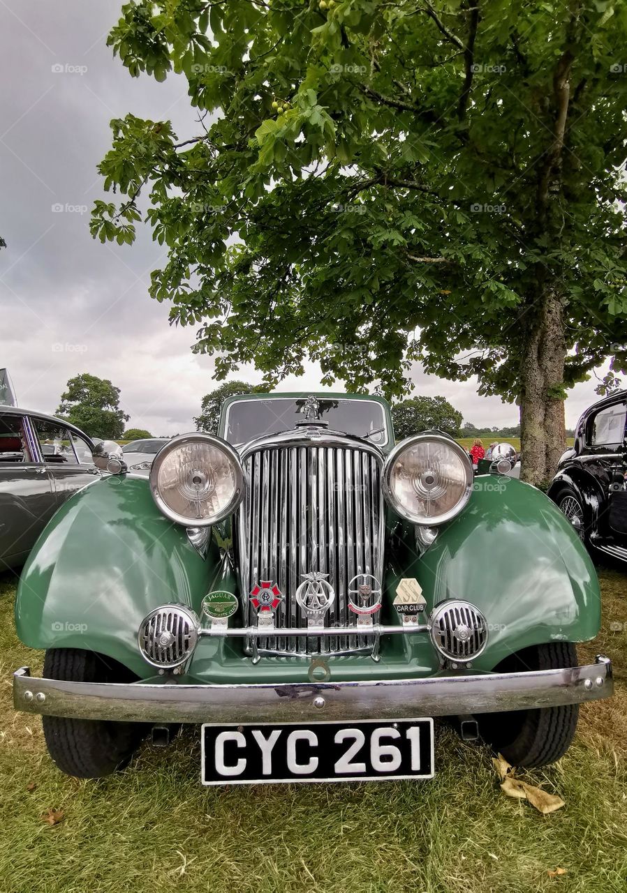 Car with soul. Nice retro jaguar.