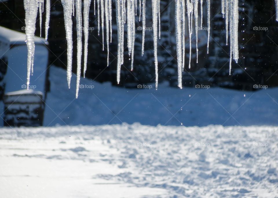 Frozen drops