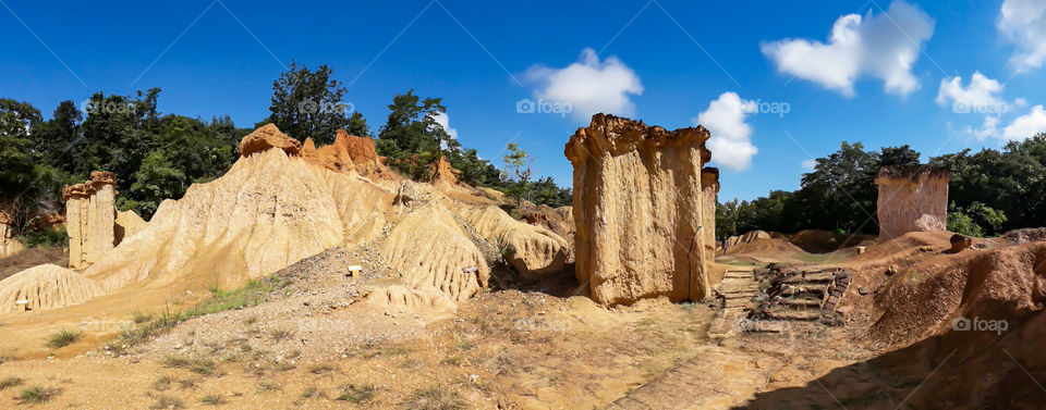 Grand Canyon of Thailand was known as Phae Mueang Phi ,Phrae in Thailand