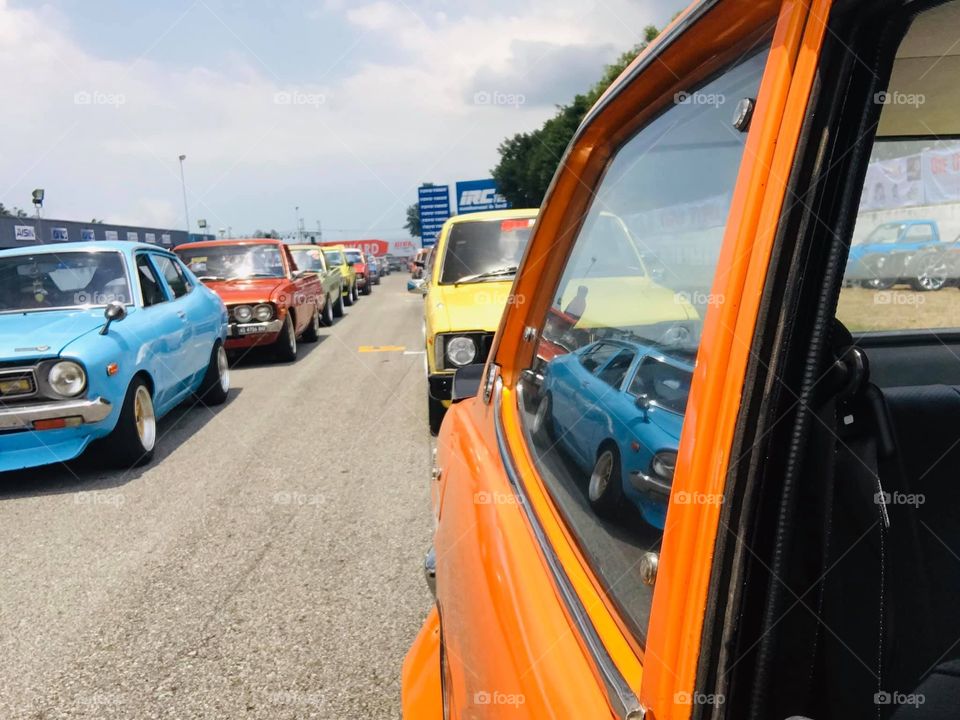 The retro cars meeting