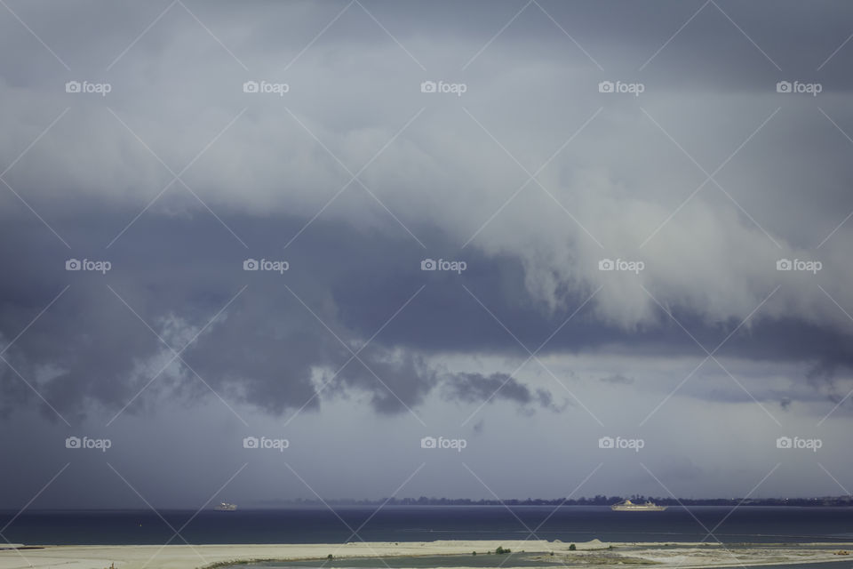 Storm cloud.