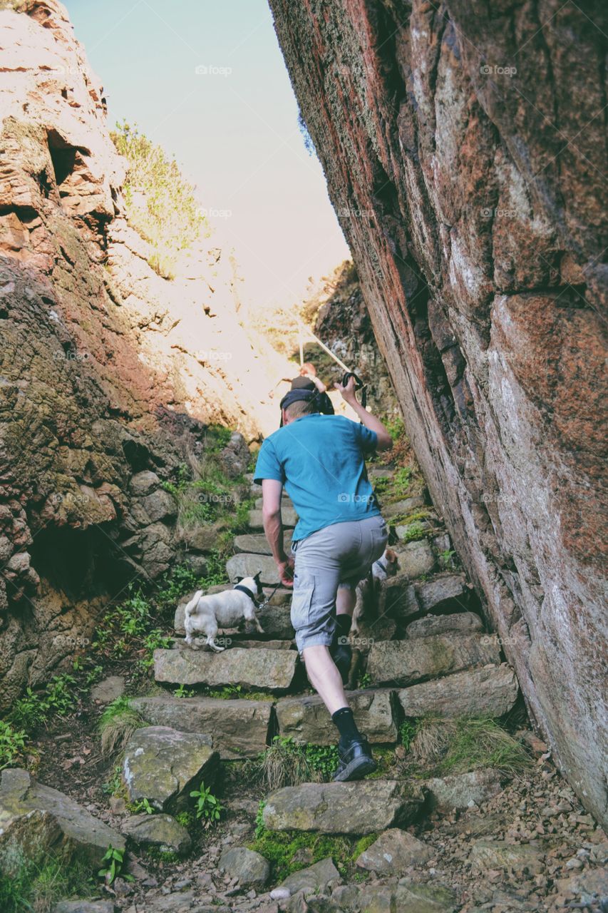 Climb, People, One, Rock, Outdoors