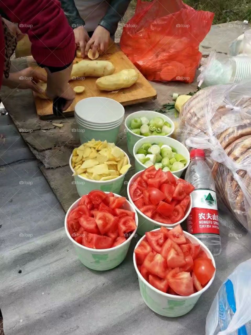 landscape/Lamb kebab