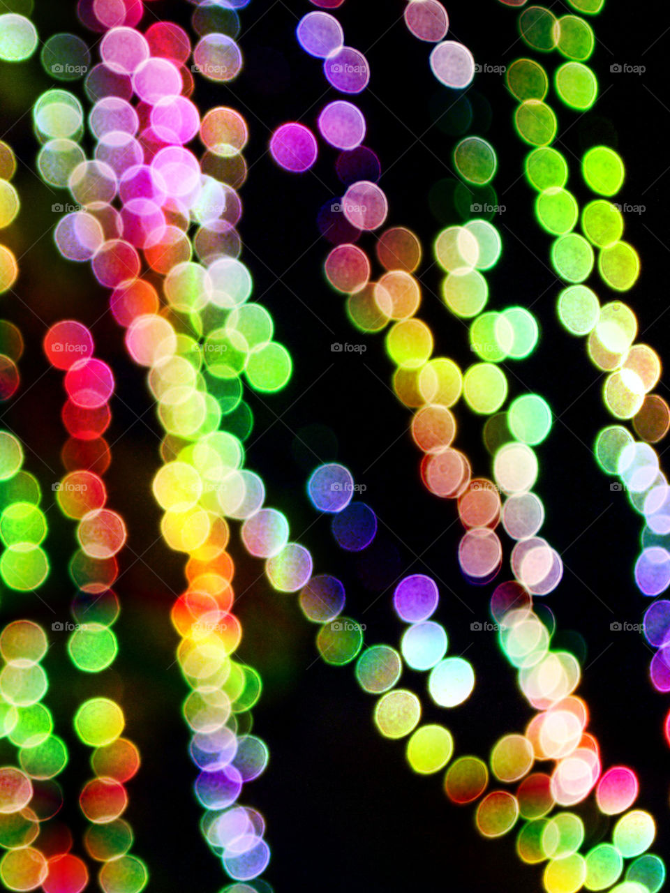 colorful bokeh background
