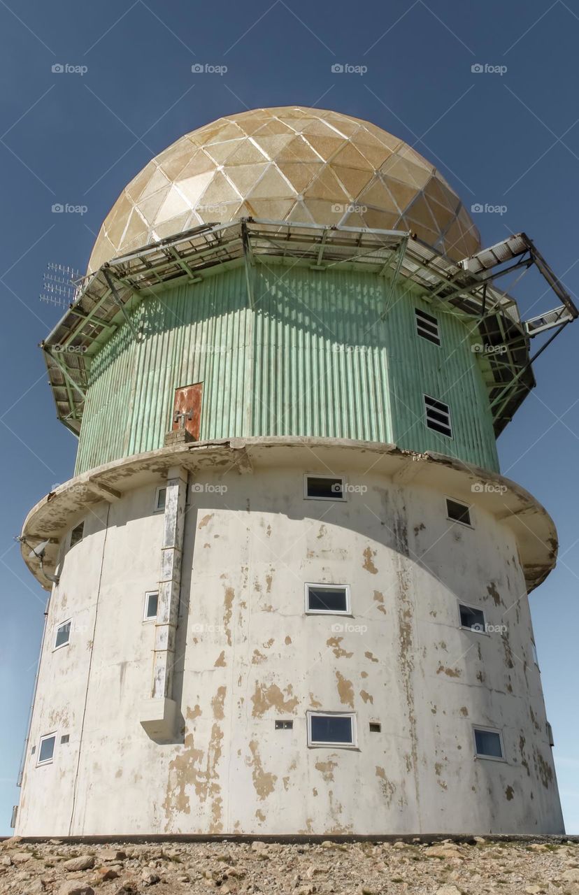 From the ground up through this observatory dome and out in to space