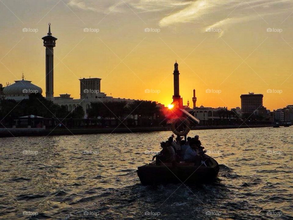 A boat ride into the sunset 