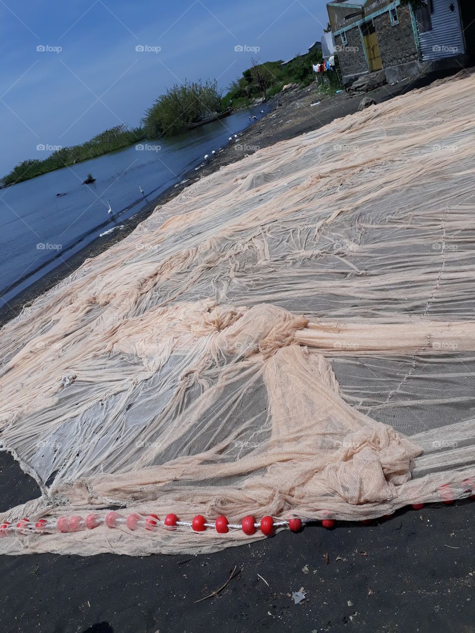 About to go fishing at Lake Victoria the 3rd Largest Fresh Water Lake in the World