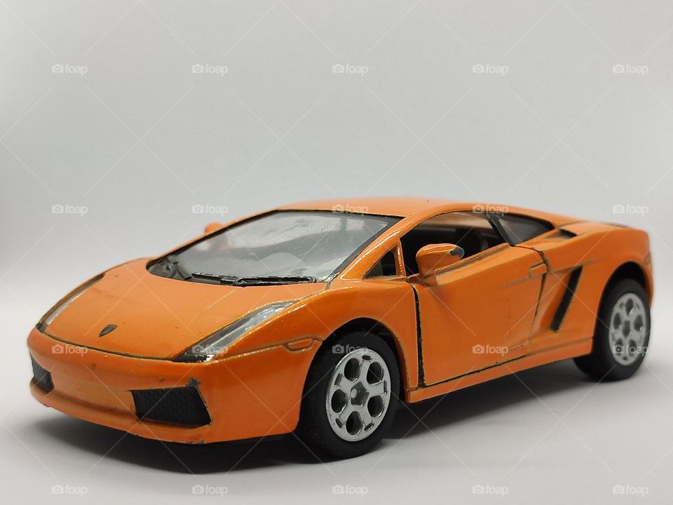 Lamborghini Gallardo car model white background