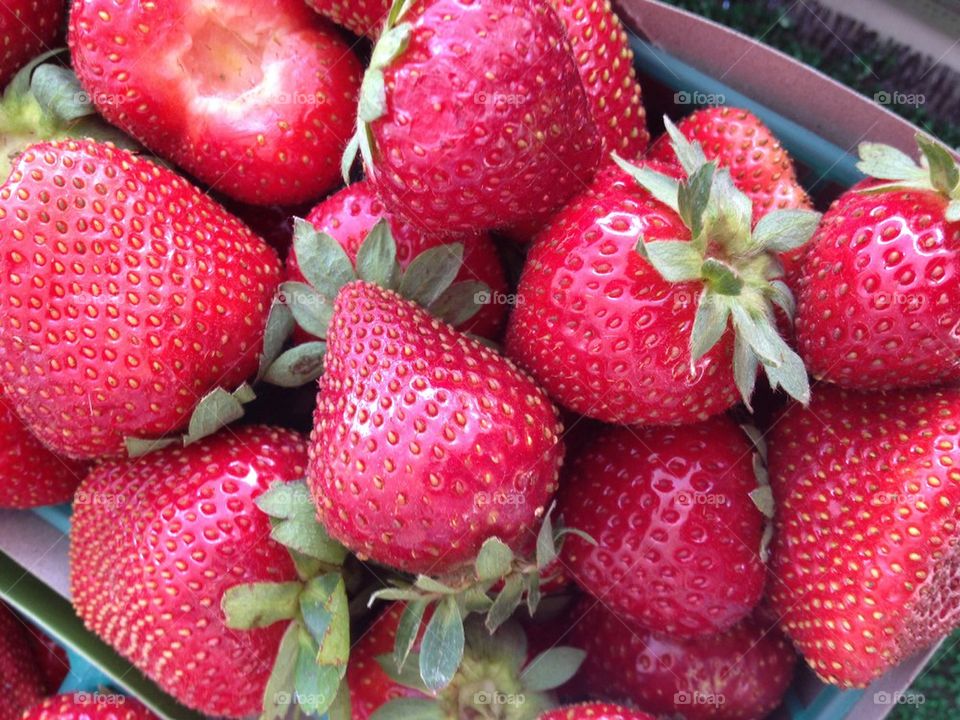 Fresh strawberries 