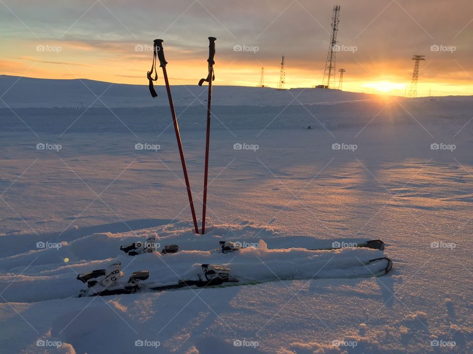 Skiing