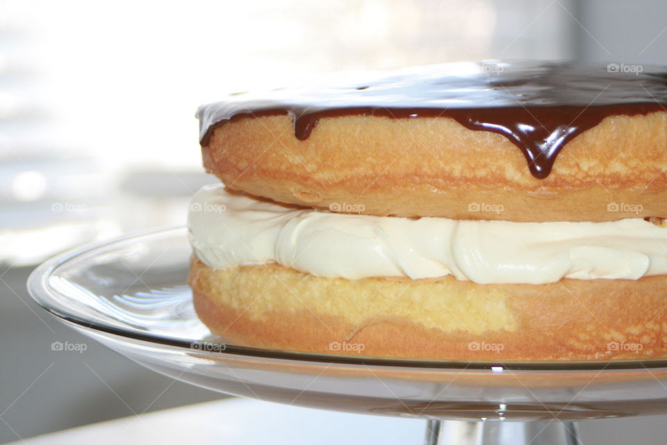 Boston Cream Pie Cake