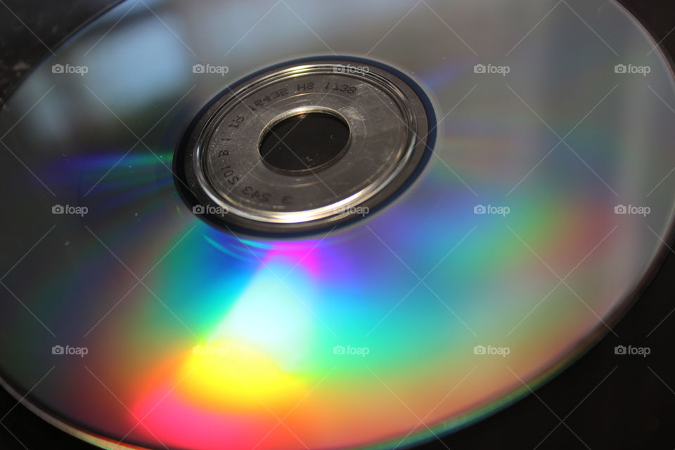rainbow effect on the disk