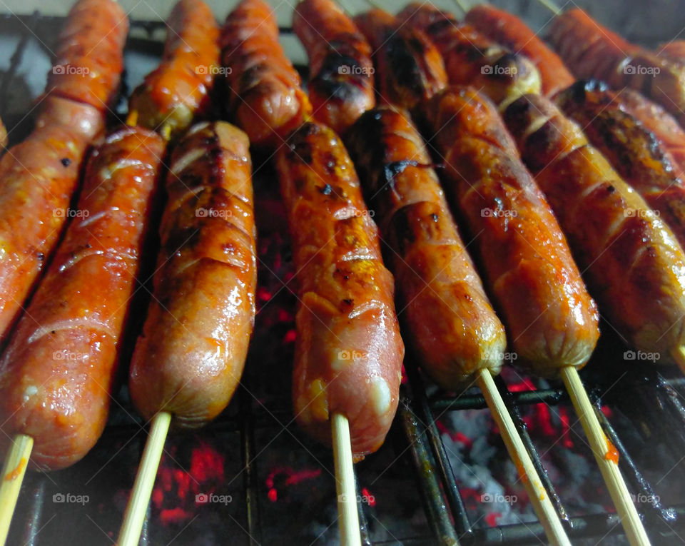 Grilled Beef Sausage
