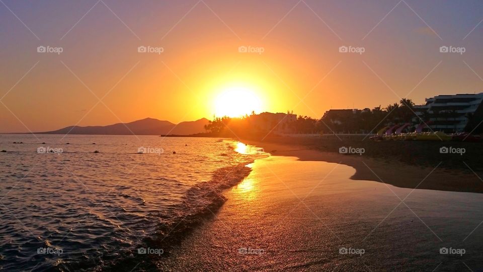 Scenic view of beach