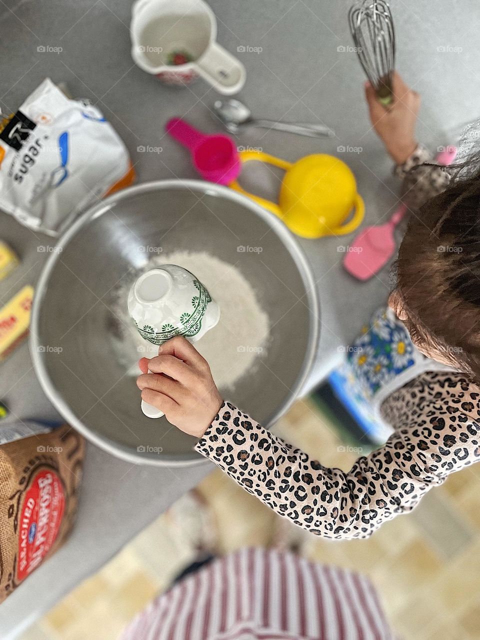 Toddler girl helps mommy, me and mommy, toddler in the kitchen, mommy’s little helper, baking homemade cookies 