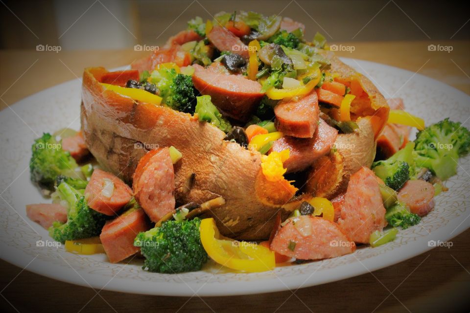 baked sweet potato, delicious!