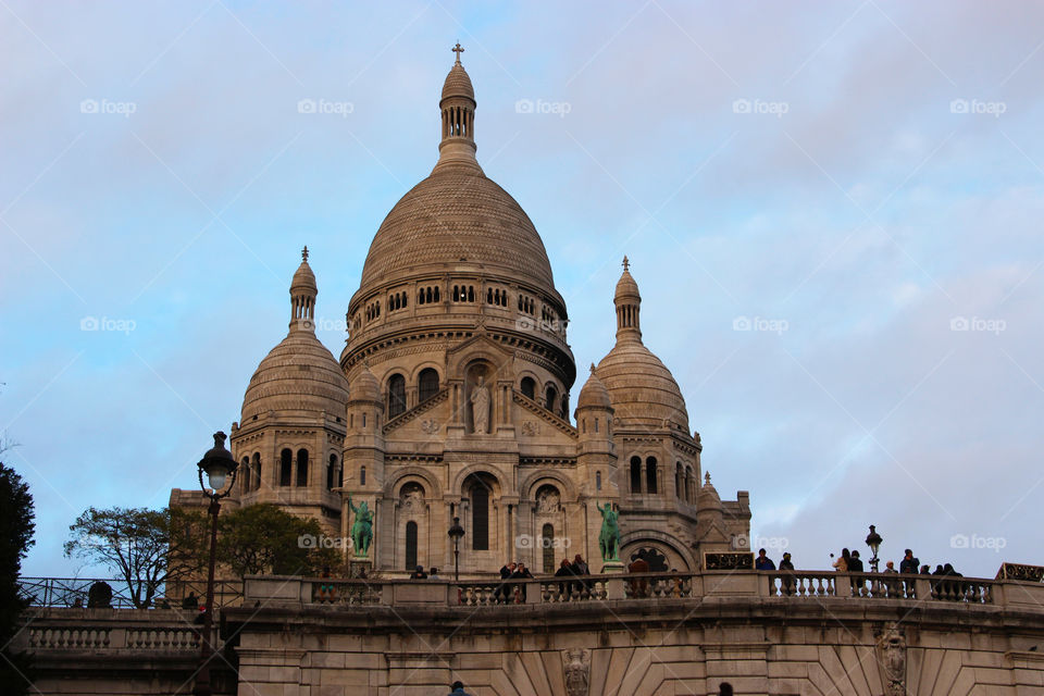 Cathedral of the Sacre coeur at MONTMATRE,Paris